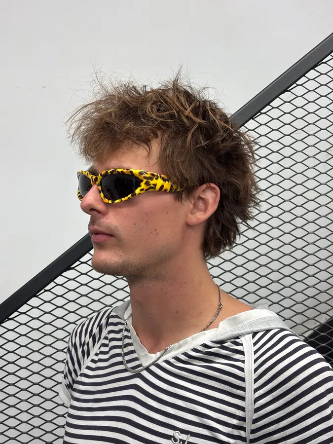 Balenciaga Oval 0157S Leopard Sunglasses  JakteYp 2