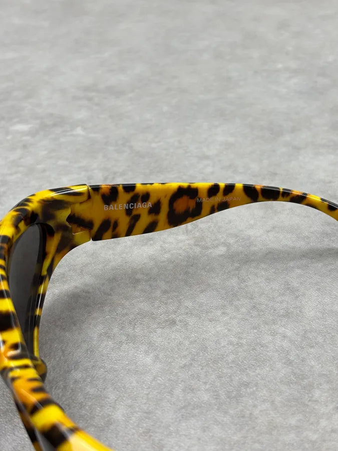 Balenciaga Oval 0157S Leopard Sunglasses  JakteYp 12