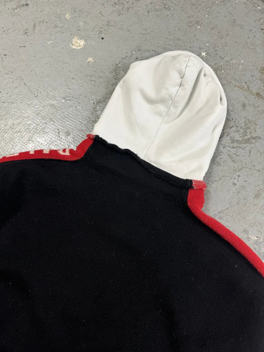 Balenciaga Oversized Logo-Jacquard Wool & Cotton Jersey Hoodie (L/XL) 3