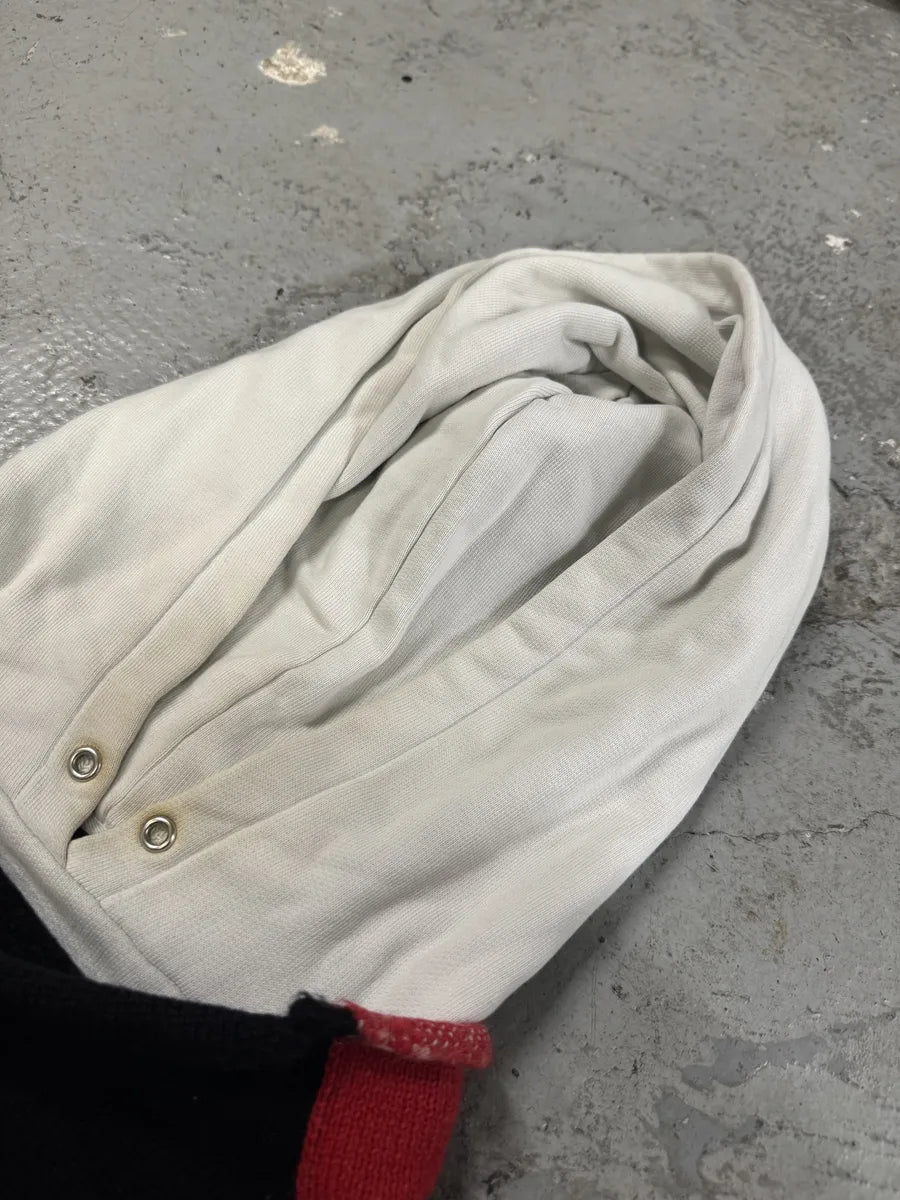 Balenciaga Oversized Logo-Jacquard Wool & Cotton Jersey Hoodie (L/XL) 4