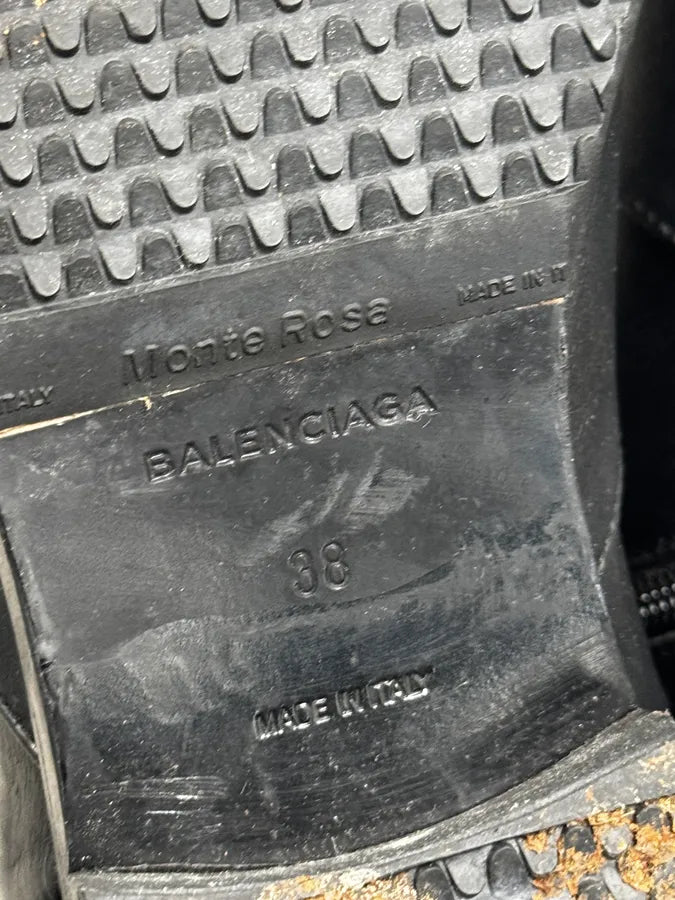 Balenciaga Paris Black Ankle Leather Boots ozFQpbn 7