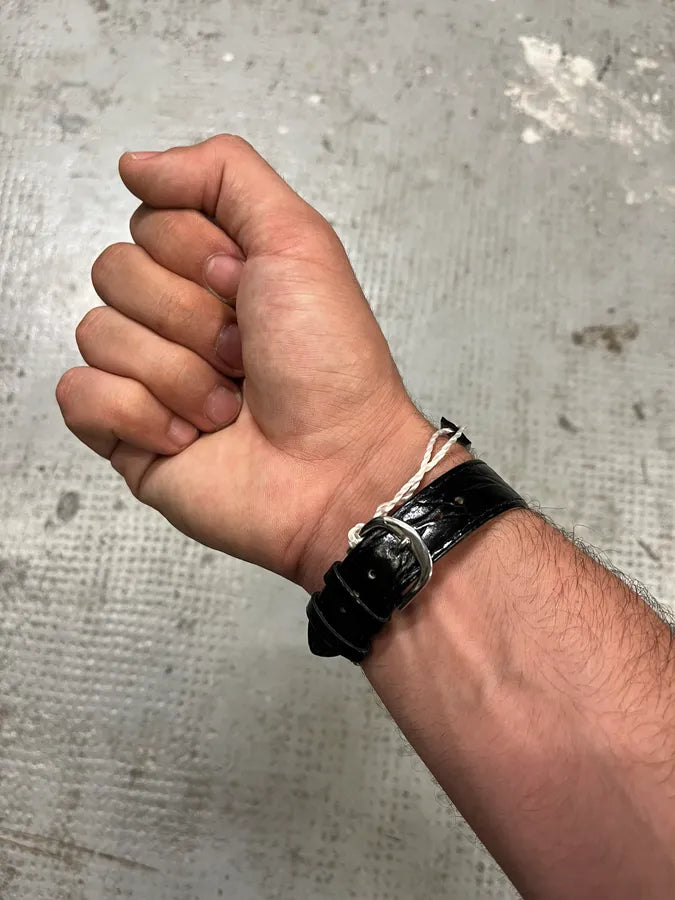 Balenciaga Paris Black Leather Premium Watch (OS) OKCpwCw 3