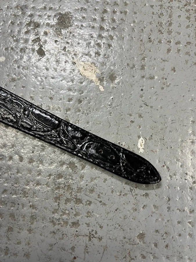 Balenciaga Paris Black Leather Premium Watch (OS) OKCpwCw 8