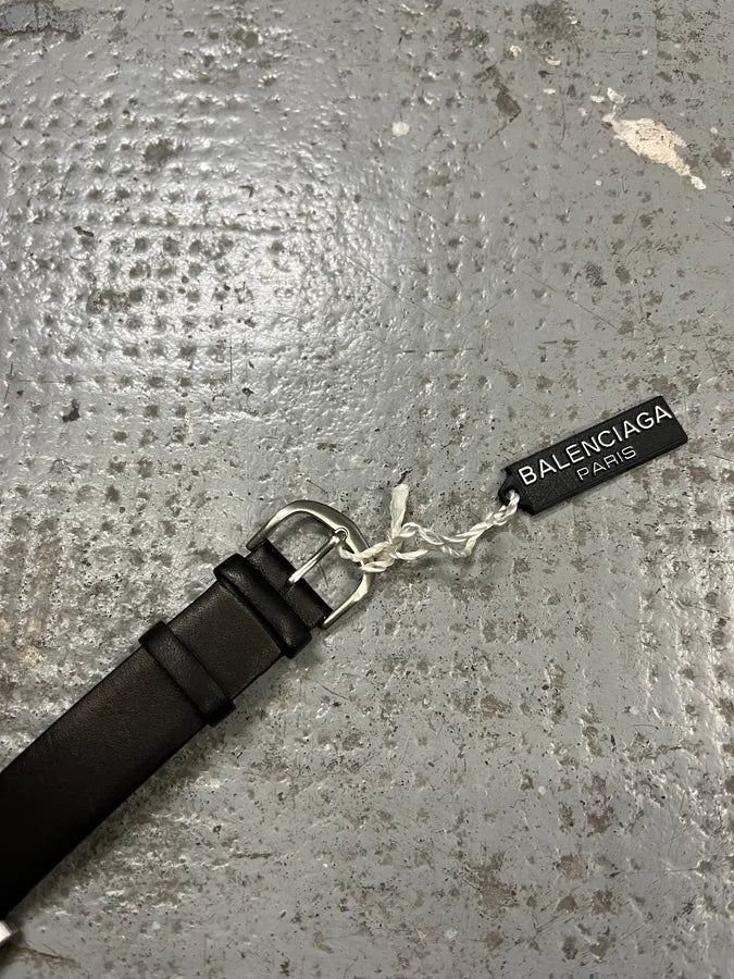 Balenciaga Paris Black Uniform Watch (OS) YspDYmk 7
