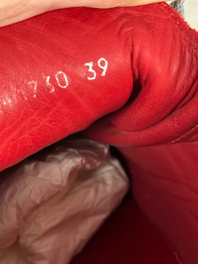 Balenciaga Red & Grey Arena High Sneakers PvSlzTW 9