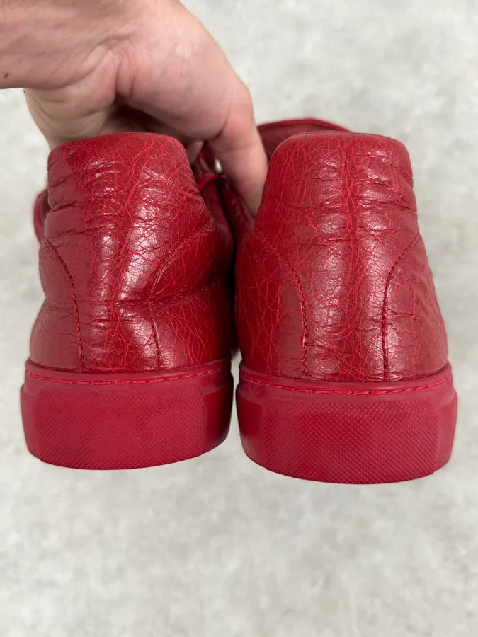 Balenciaga Arena Red Low Sneakers eAYTrEi 5