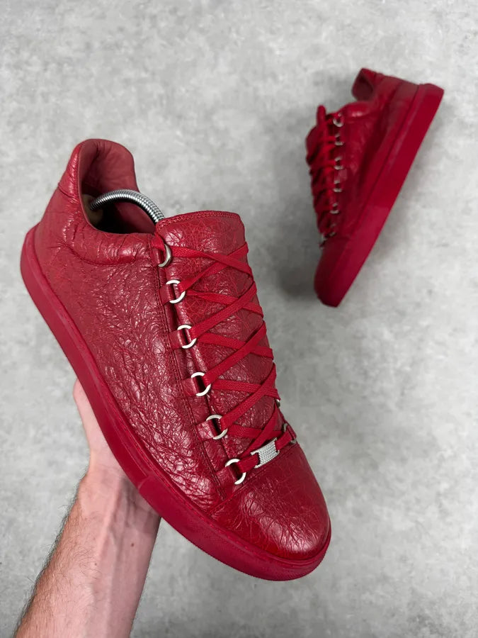 Balenciaga Arena Red Low Sneakers eAYTrEi 0