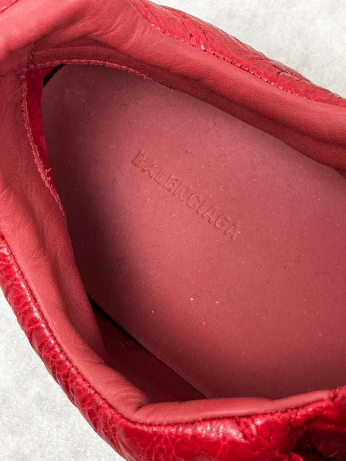 Balenciaga Arena Red Low Sneakers eAYTrEi 8