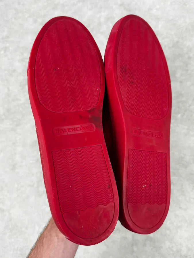 Balenciaga Arena Red Low Sneakers eAYTrEi 6