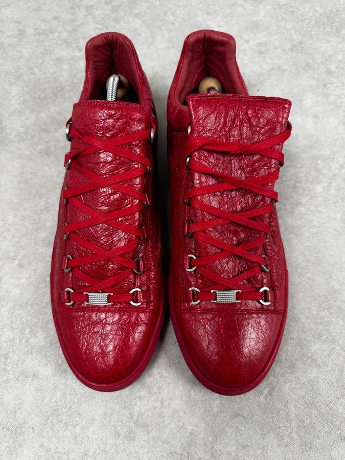 Balenciaga Arena Red Low Sneakers eAYTrEi 1