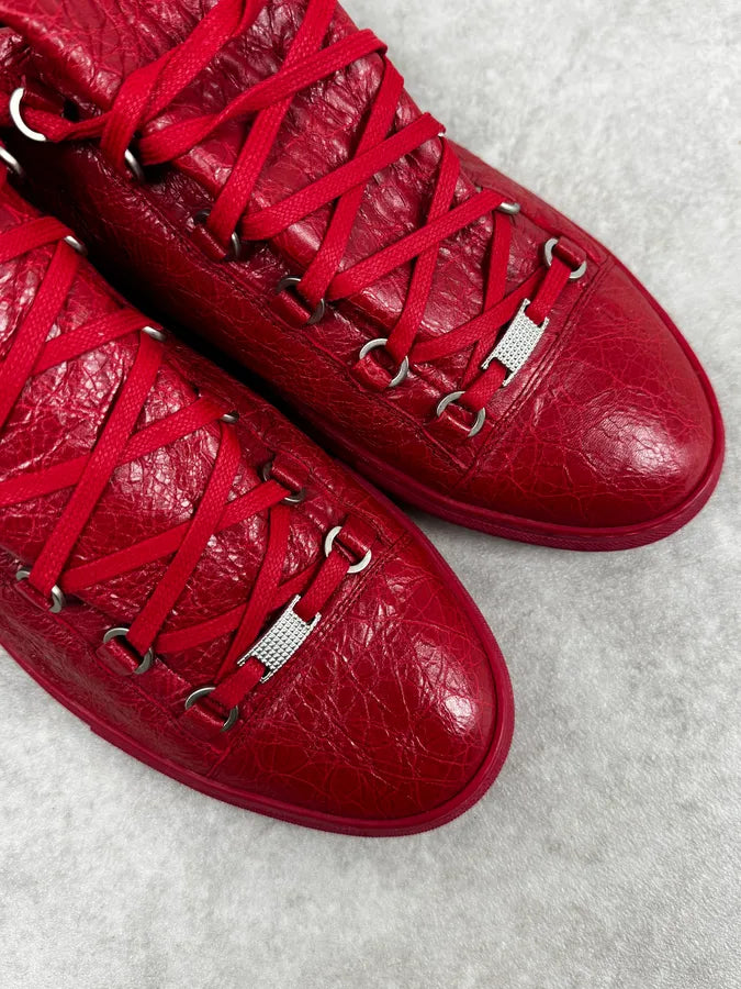 Balenciaga Arena Red Low Sneakers eAYTrEi 4