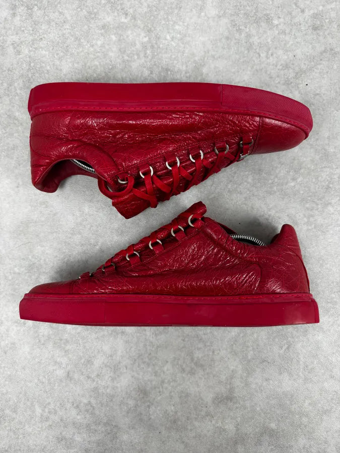 Balenciaga Arena Red Low Sneakers eAYTrEi 2