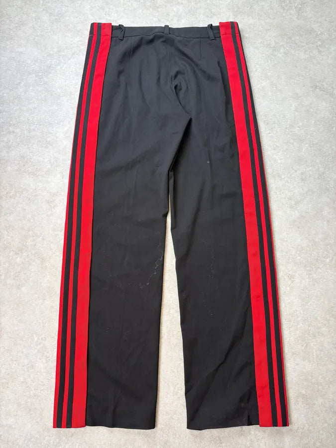 Balenciaga Red & Black Stripped Classy Pants XIhkcfw 6