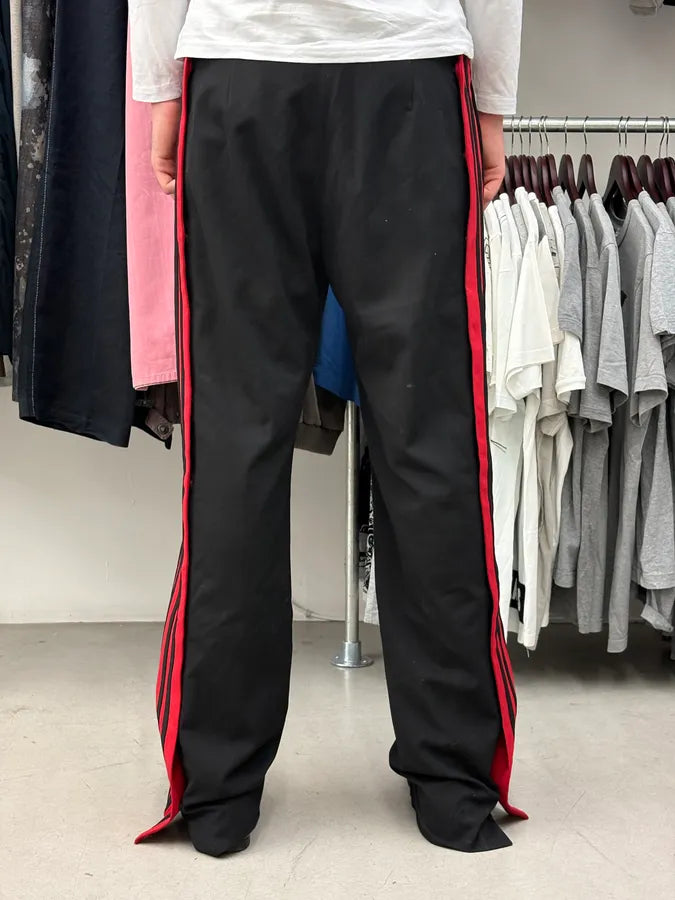 Balenciaga Red & Black Stripped Classy Pants XIhkcfw 3