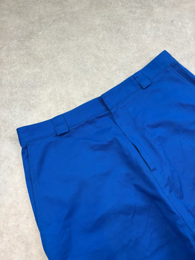 SS2020 Balenciaga Royal Blue Long Baggy Shorts bMQYefg 5