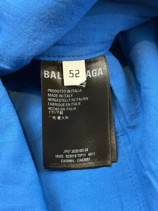 SS2020 Balenciaga Royal Blue Long Baggy Shorts bMQYefg 10