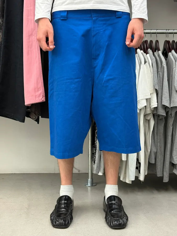 SS2020 Balenciaga Royal Blue Long Baggy Shorts bMQYefg 1