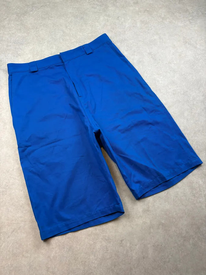 SS2020 Balenciaga Royal Blue Long Baggy Shorts bMQYefg 4