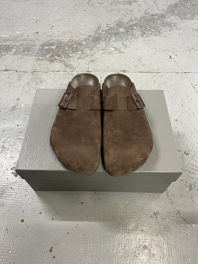 Balenciaga Sunday Light Brown Mule Shoes uFTrZfQ 2