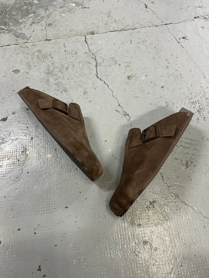 Balenciaga Sunday Light Brown Mule Shoes uFTrZfQ 3