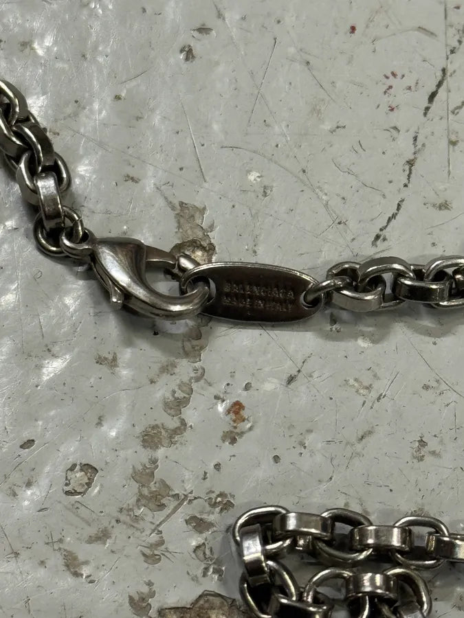 Balenciaga Sword Knight Goth Snake Pendant Necklace pLKrlIS 6