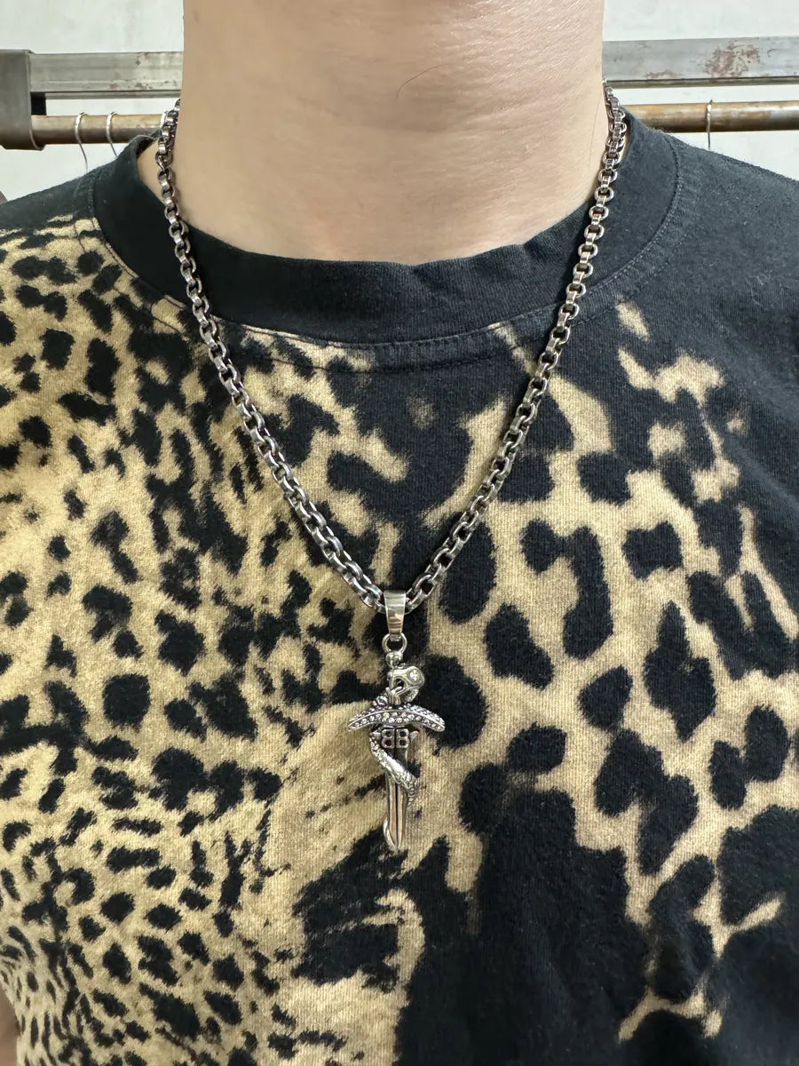 Balenciaga Sword Knight Pendant Necklace – Dolce Vita Hub Balenciaga Sword Knight Pendant Necklace – Dolce Vita Hub