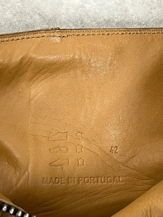 Balmain Beige Ankle Leather Boots hDYFmSa 8