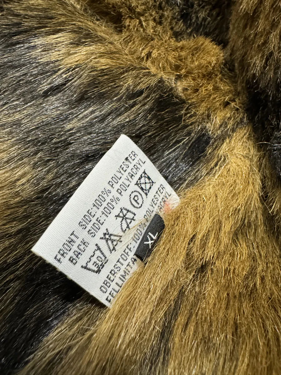 Balmain Beige Camel Faux Fur Premium Trench Coat VNrwCmH 10