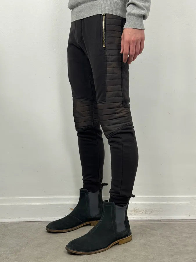 Balmain Black & Camo Padded Slim Jogger Pants WcQMcwq 2