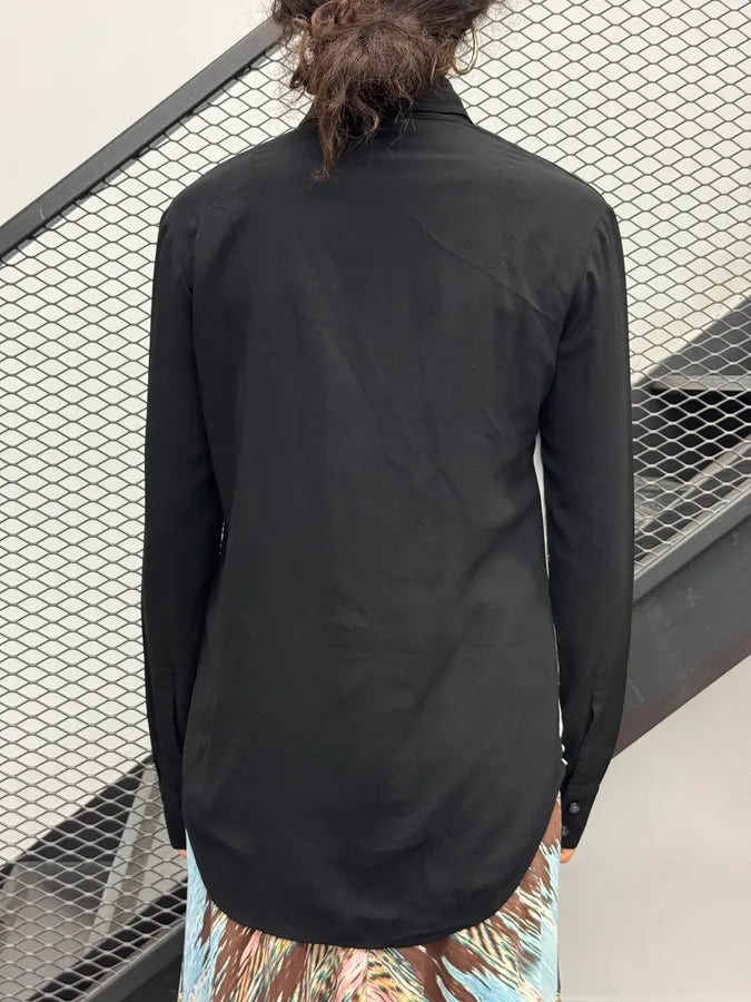 SS2013 Pierre Balmain Black & White Classy Shirt UxTQORF 4