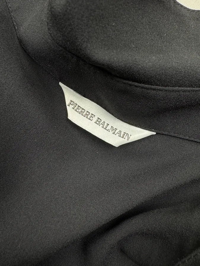 SS2013 Pierre Balmain Black & White Classy Shirt UxTQORF 9