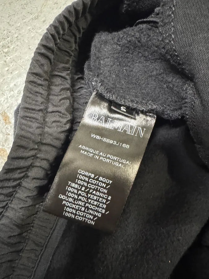 Balmain Black Avant-Garde Relaxed Joggers GIBGvNR 6
