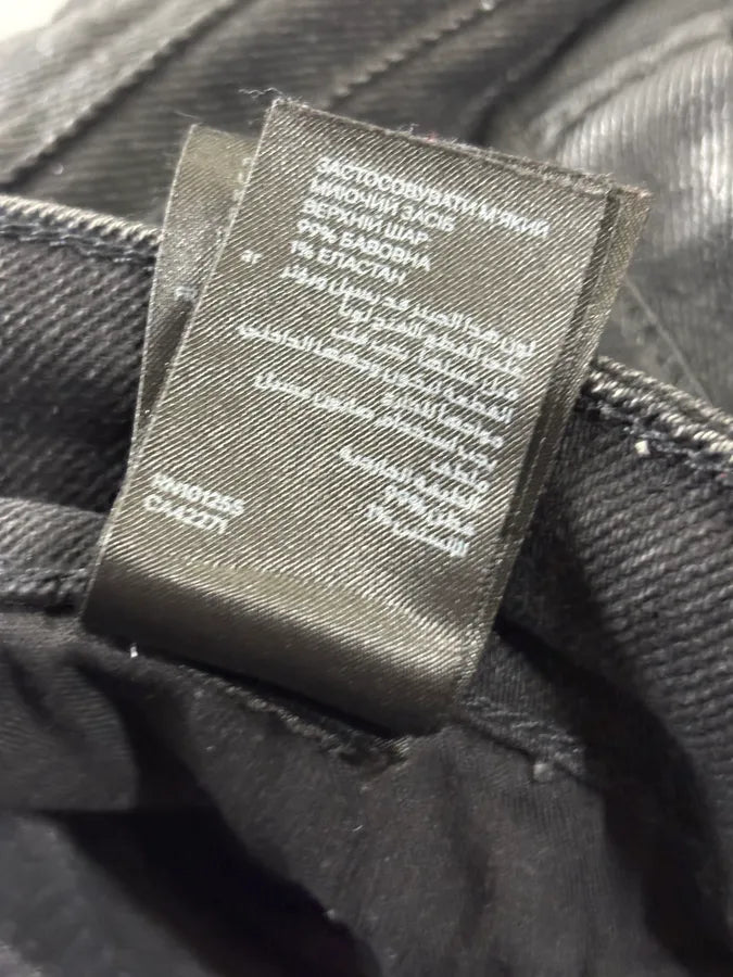 Balmain Black Waxed Biker Jeans wEgLoIg 10