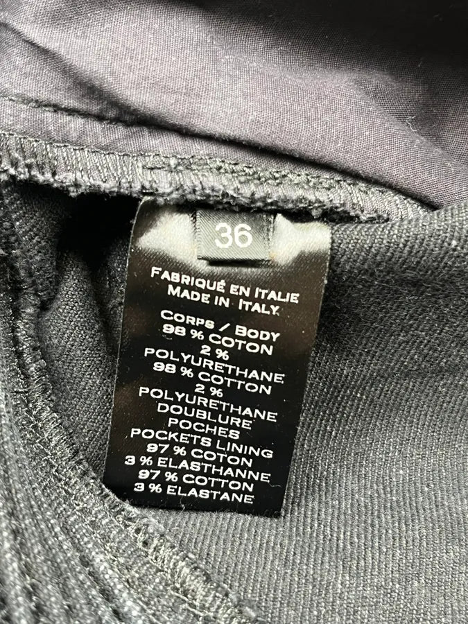 2010s Balmain Black Denim Biker Jeans xLyMenp 9