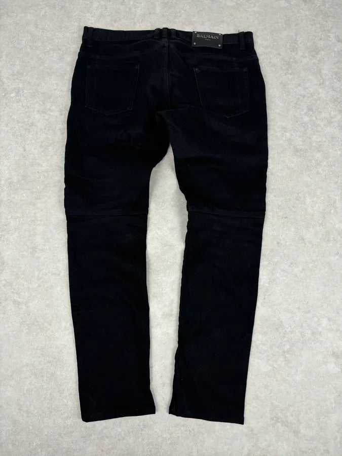 Balmain Black Slim Denim Jeans RioovWU 5
