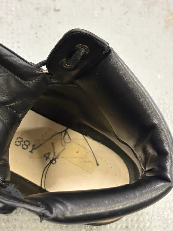 Balmain Black Leather High Sneakers GMFuVTZ 8