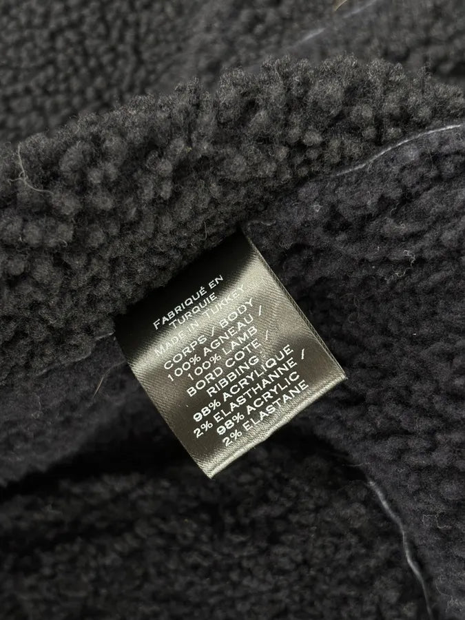 AW2017 Balmain Black Lamb Leather Hooded Jacket yRZtdae 12