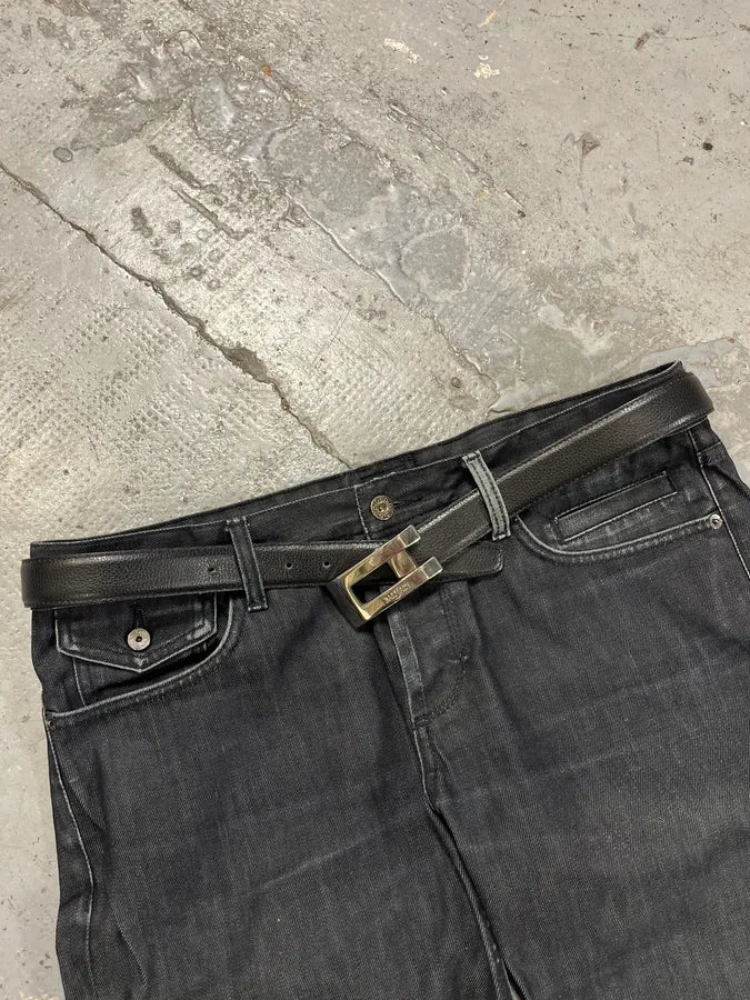 Balmain Black Leather Premium Belt Pcsbbyz 2