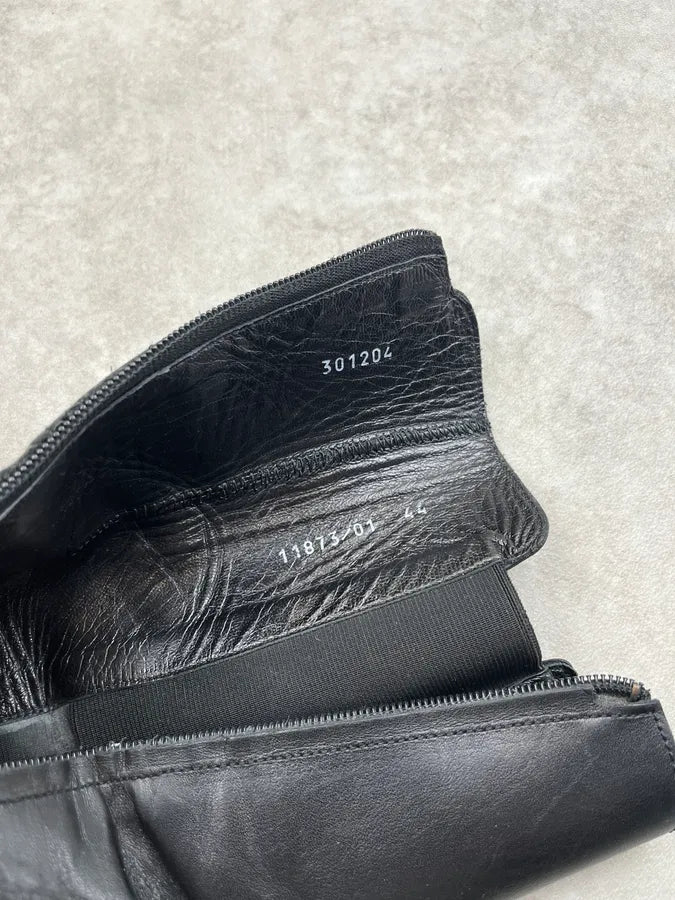 Balmain Black Leather Zip Chelsea Boots xVSnQEB 7