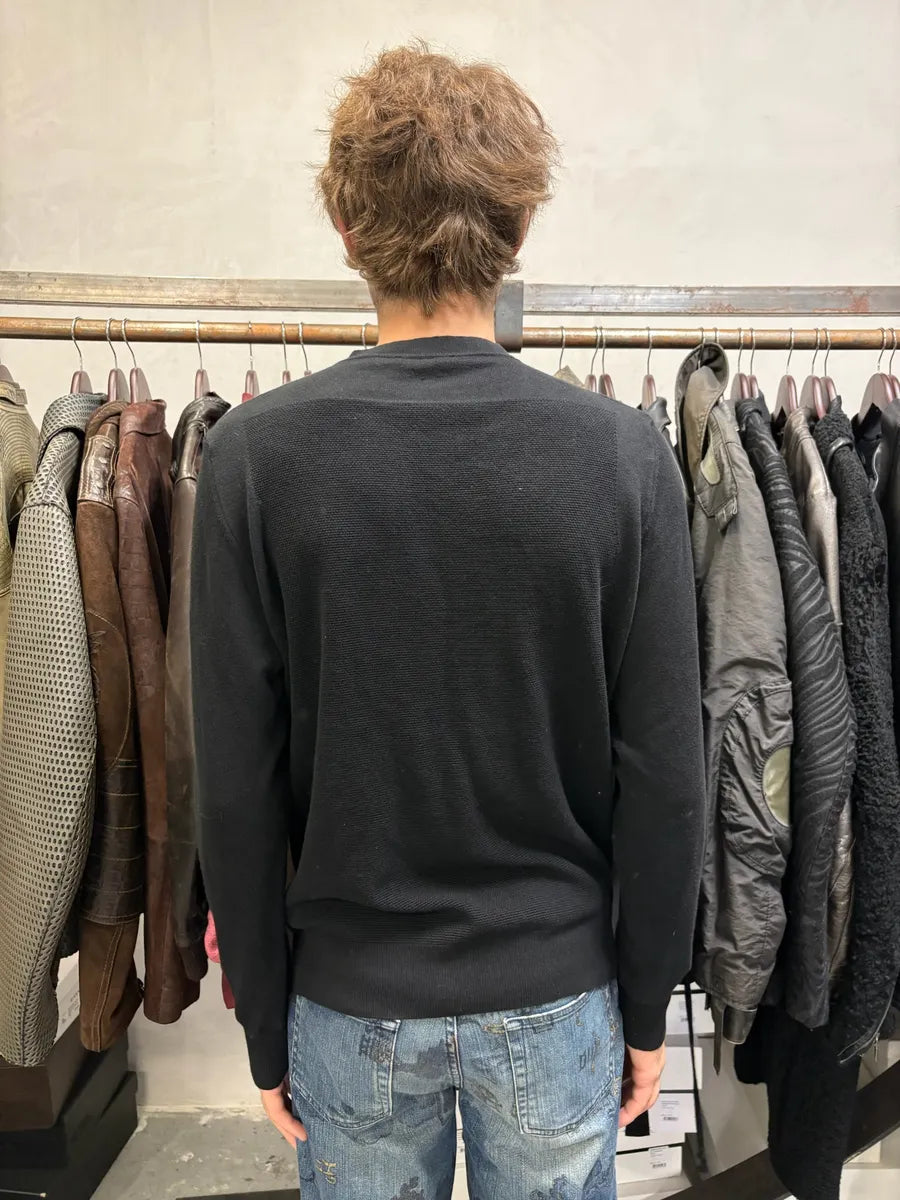 Balmain Black Minimalist Sweater AcpFMuZ 2