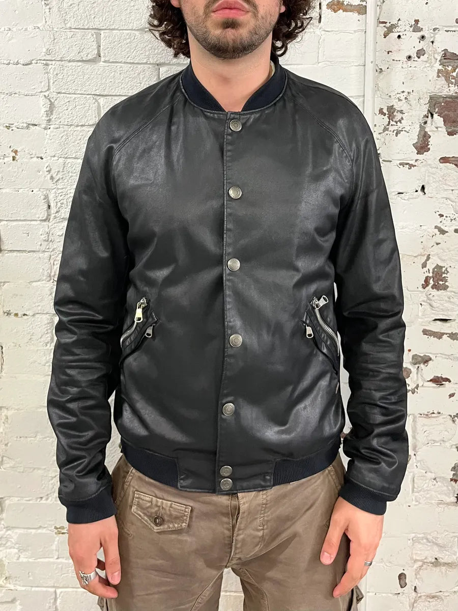 AW2012 Balmain Black Dark Bomber Jacket coYQIYc 1