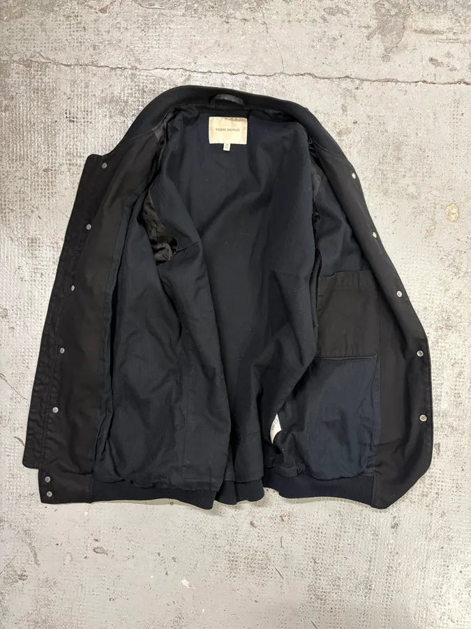 AW2012 Balmain Black Dark Bomber Jacket coYQIYc 6