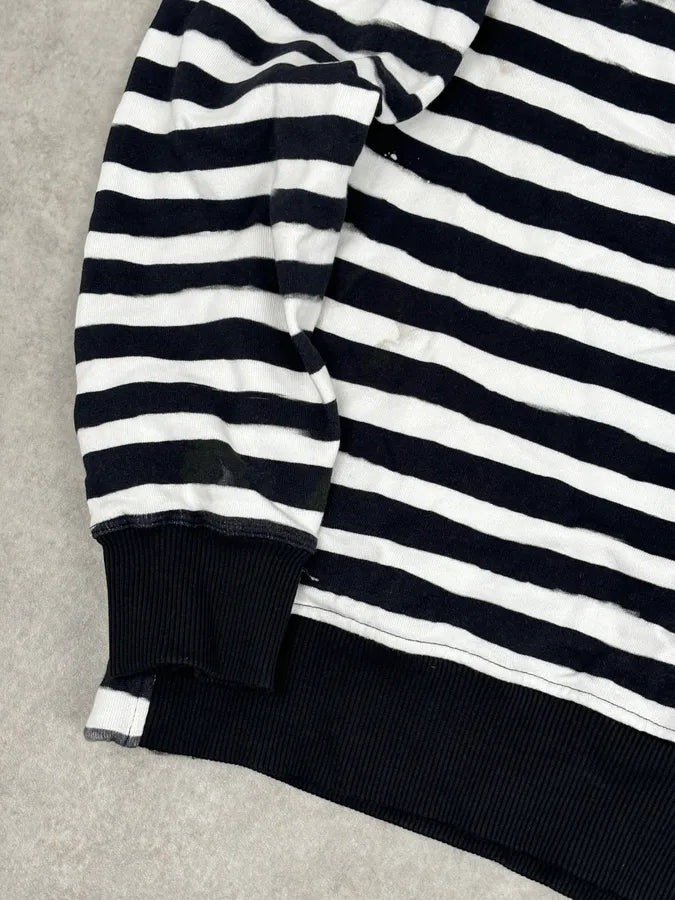 Balmain Black & White USA Flag Contemporary Zip Sweater ctGeuAt 7