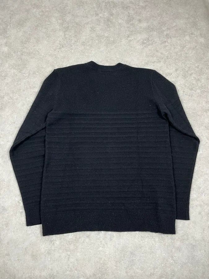 Balmain Black Wool Buttoned Sweater VTNbBUJ 4