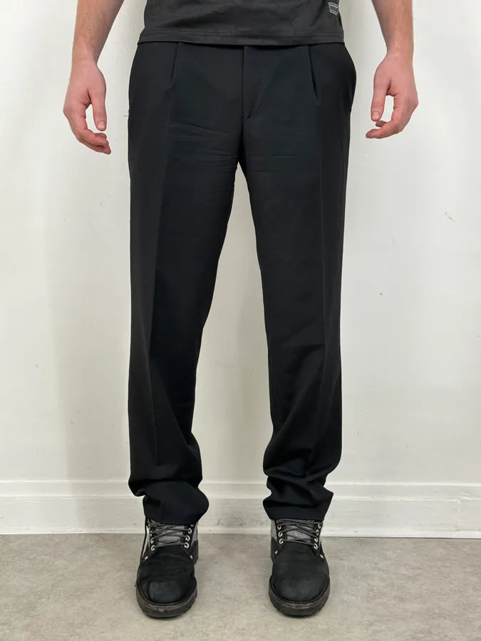 Balmain Black Wool Tailored Pants UlaKoVg 1