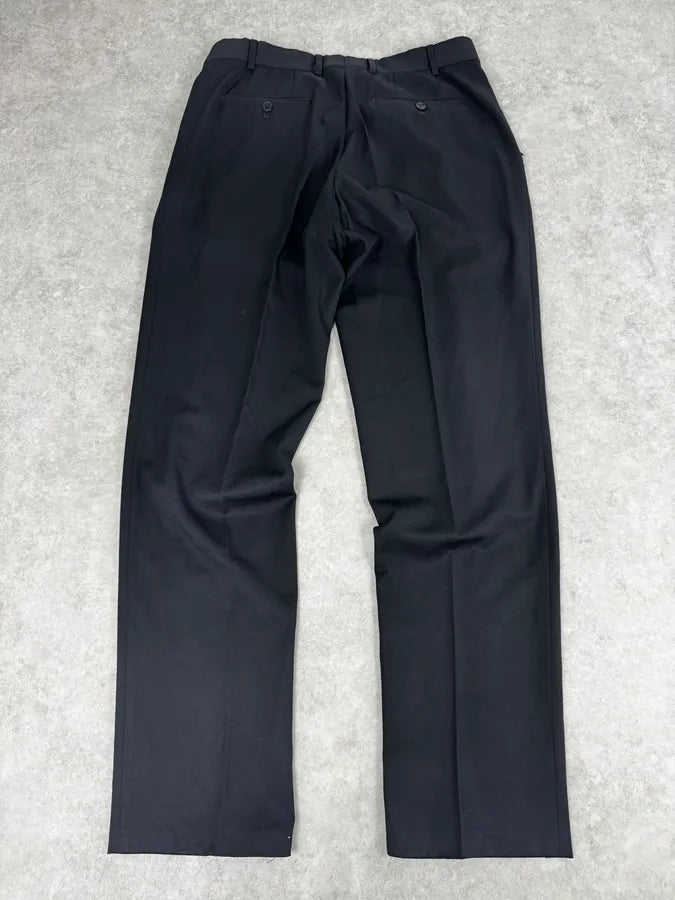 Balmain Black Wool Tailored Pants UlaKoVg 4