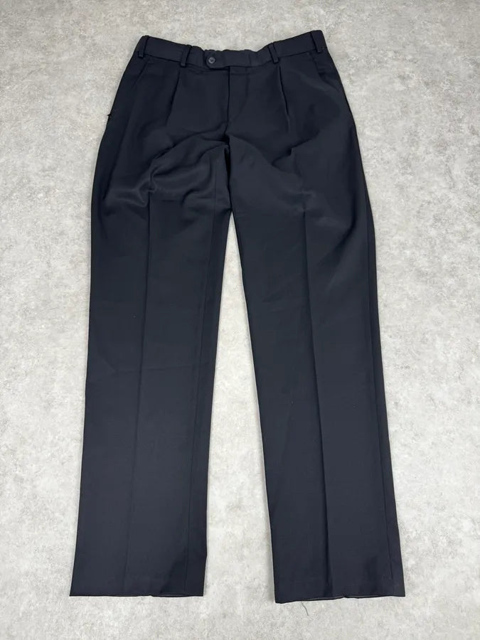 Balmain Black Wool Tailored Pants UlaKoVg 0