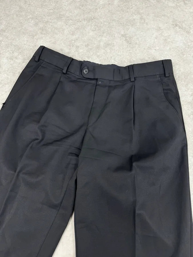 Balmain Black Wool Tailored Pants UlaKoVg 5