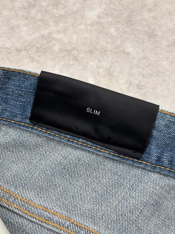 SS2011 Balmain Blue Denim Slim Jeans yGONfsb 11