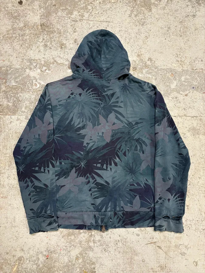 Balmain Flowers Blue Distressed Sweatshirt MjQdRkd 5